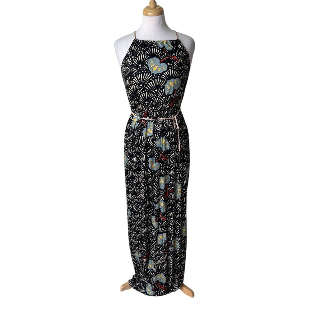 HOSS INTROPIA Printed Halter Maxi Dress Size Small - Picture 7 of 9